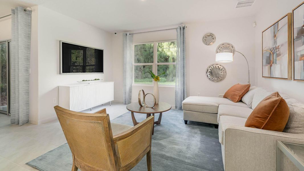 Furnished interior view inside a new home in , Okeechobee (Image 6).