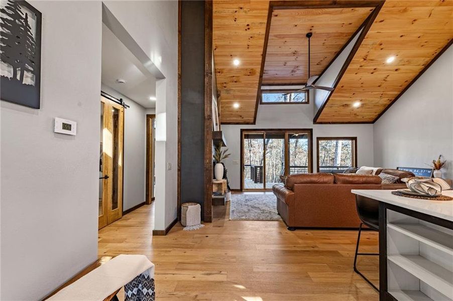 Furnished interior view inside a new home in , McCaysville (Image 9).