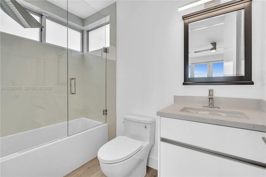 Furnished interior view inside a new home in , Miami (Image 12).