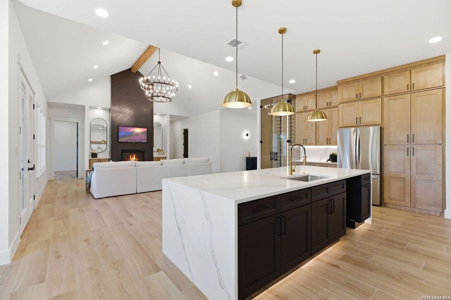 Furnished interior view inside a new home in , Bulverde (Image 30).