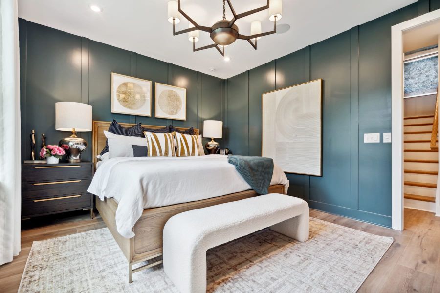 Representative furnished interior of a home built from the Stowe by Tri Pointe Homes in Seven Oaks, Belmont (Image 37).
