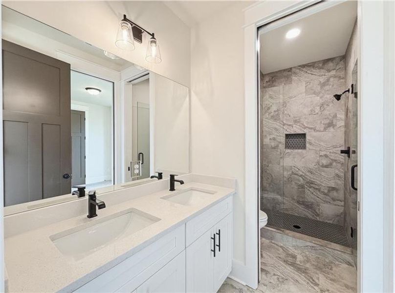 Furnished interior view inside a new home in , Rydal (Image 12).