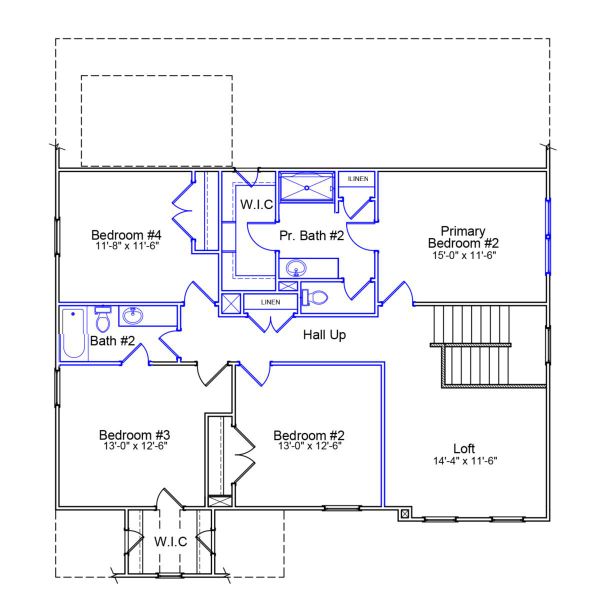 2D floor plan layout of this home in Windsor Forest, Anderson, SC (Image 3). 2D floor plan layout of this home in Windsor Forest, Anderson, SC (Image 3).