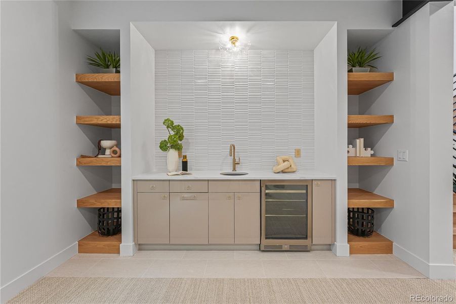 Furnished interior view inside a new home in , Denver (Image 29).