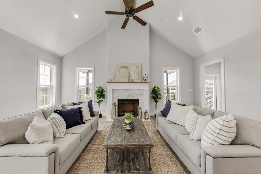 Representative furnished interior of a home built from the The Maggie by Reece Homes in Harvest Meadows, Bryan (Image 40).