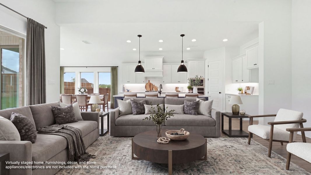 Furnished interior view inside a new home in Sweetgrass, Haslet (Image 8).