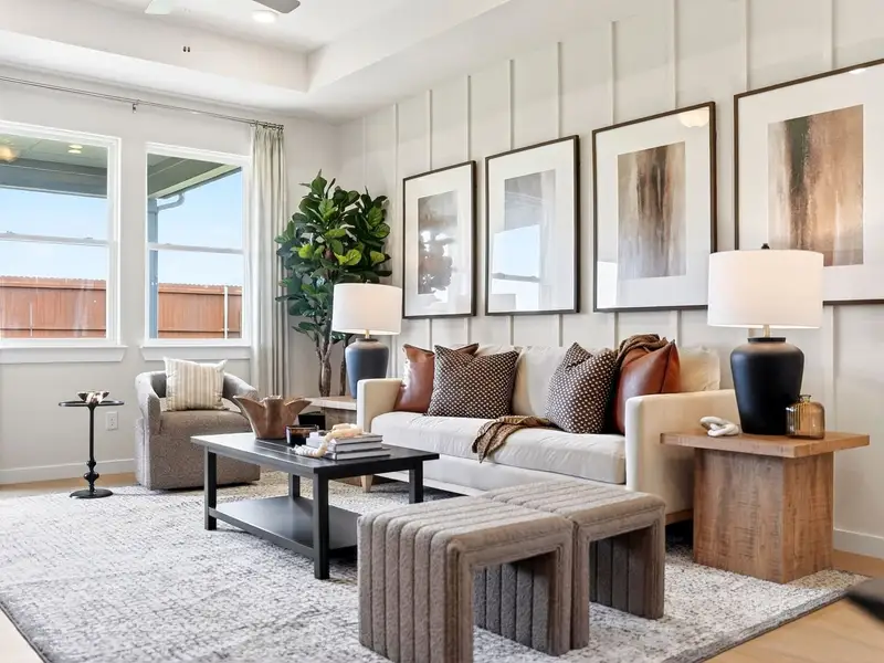 Furnished interior view inside a new home in Heartland, Crandall (Image 9).