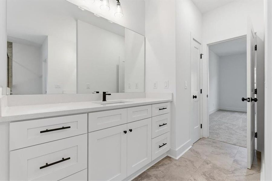 Furnished interior view inside a new home in , Cartersville (Image 11).