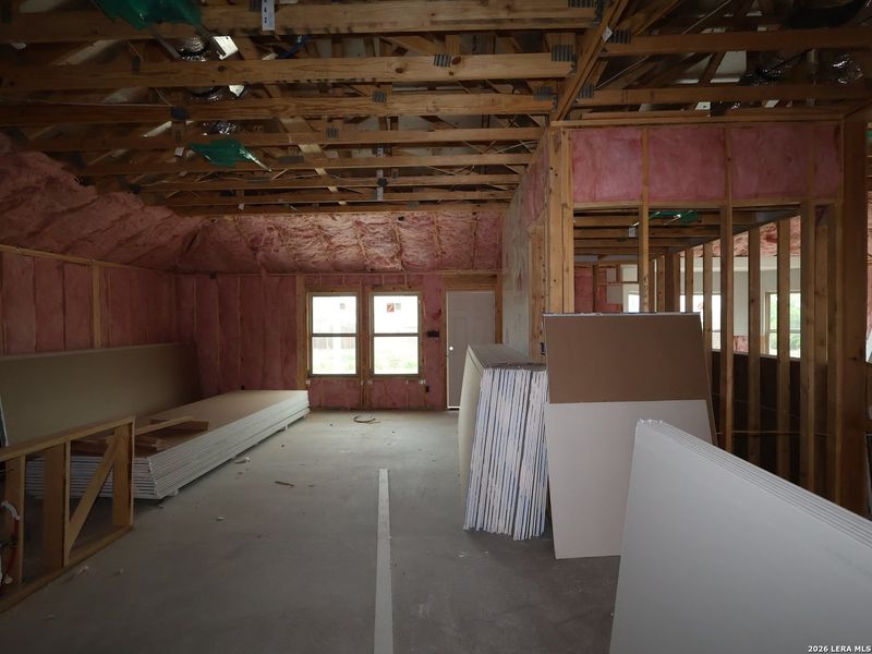 In-progress construction of a new home in Winding Brook, San Antonio, TX (Image 32).