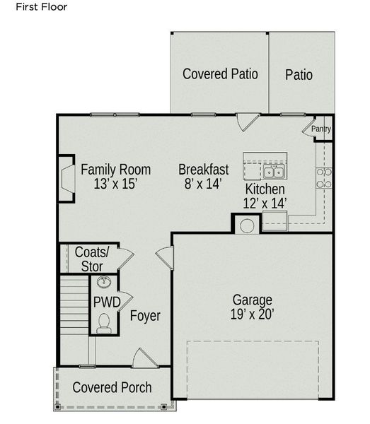 *First floor.*