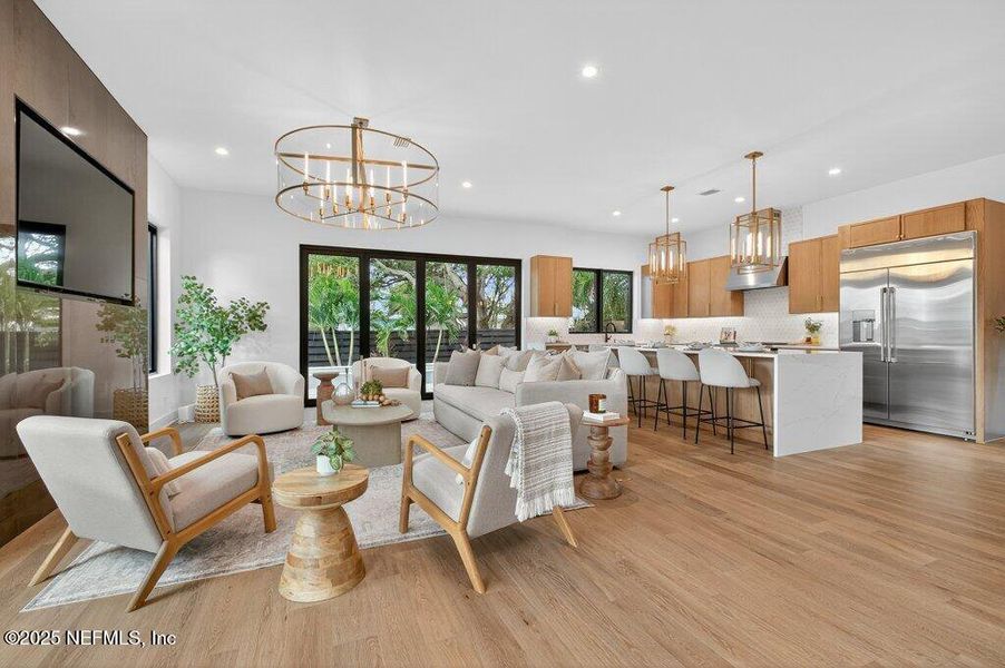 Furnished interior view inside a new home in , Neptune Beach (Image 13).