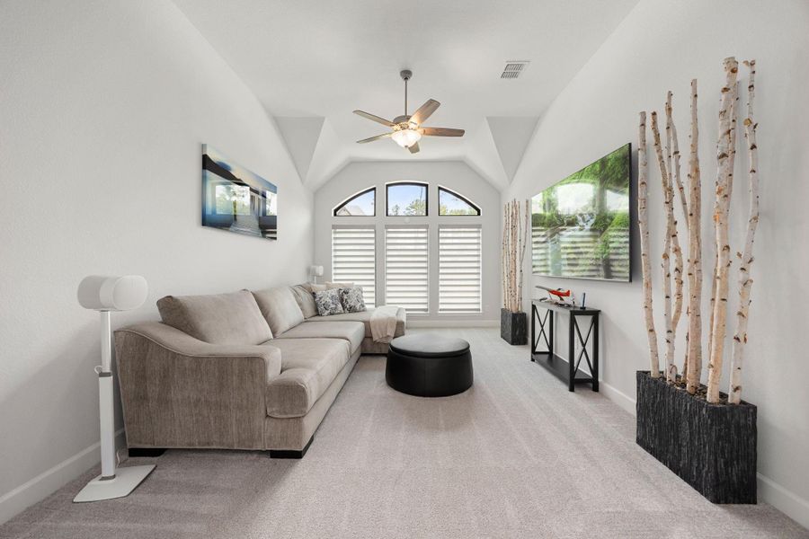 Furnished interior view inside a new home in The Highlands, Porter (Image 35).