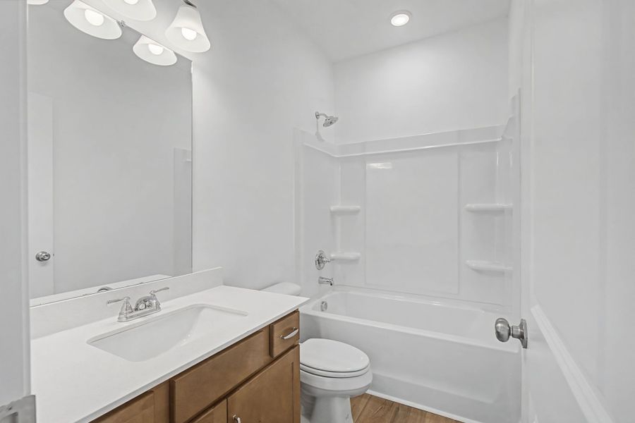 Furnished interior view inside a new home in The Oaks, Clarksville (Image 8).