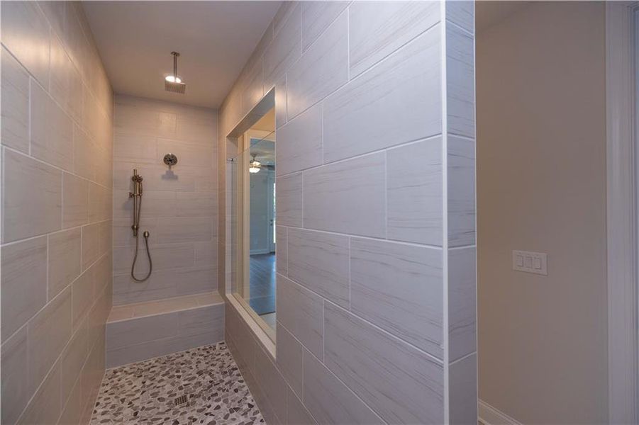 Close-up of interior finishes inside a home in Promenade at Sawnee Village, Cumming (Image 18).