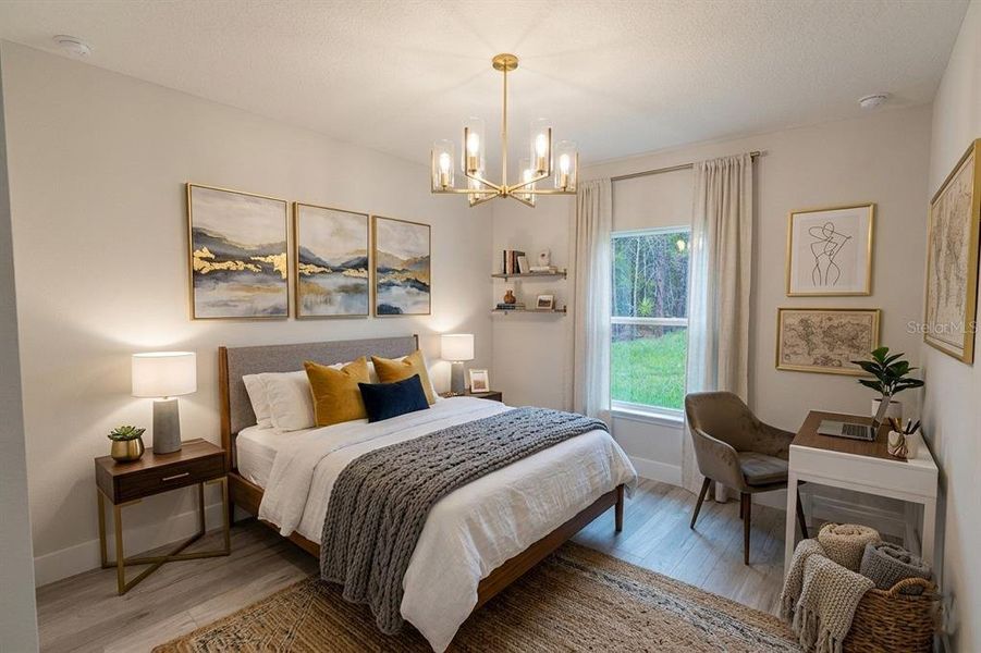 Furnished interior view inside a new home in , Dunnellon (Image 12).