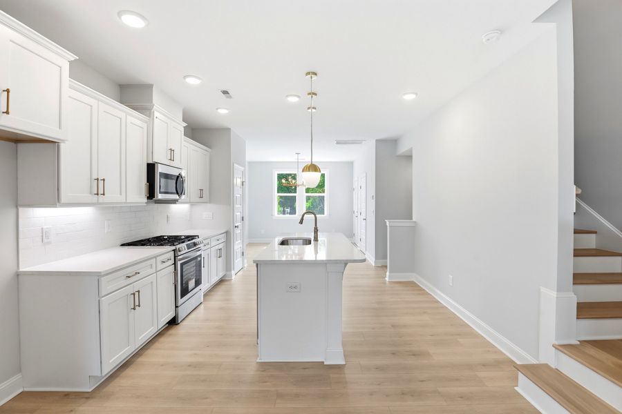 Representative furnished interior of a home built from the The Lofton by RobuckHomes in Downtown Wilmington Collective, Wilmington (Image 43).