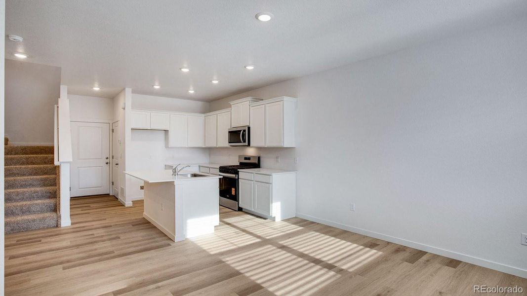 Furnished interior view inside a new home in Revere at Johnstown, Johnstown (Image 5).