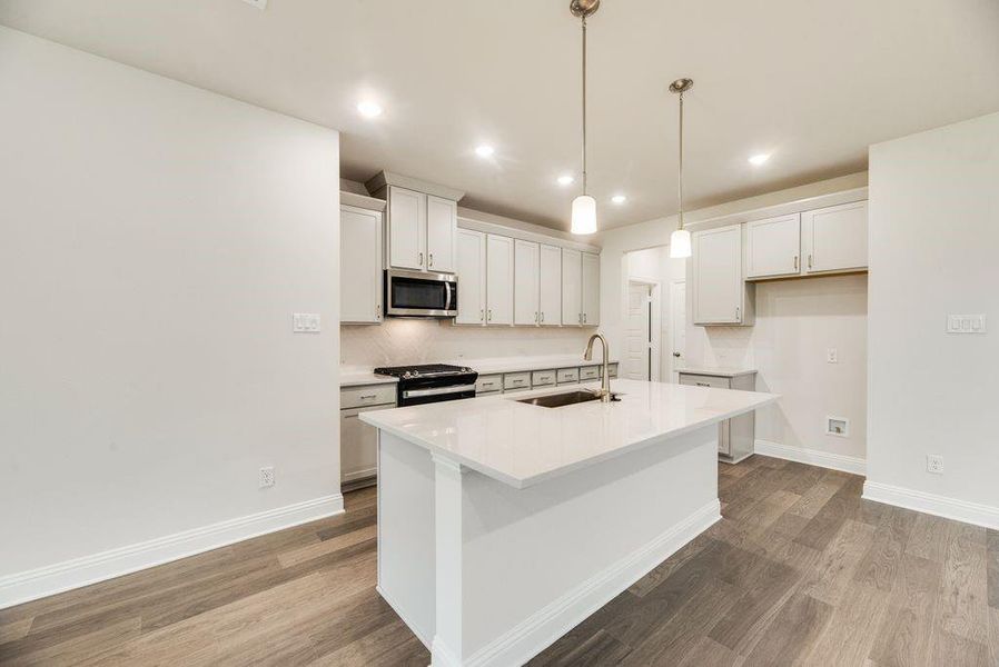 Furnished interior view inside a new home in Spiritas Ranch, Little Elm (Image 7).