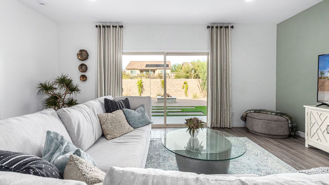 Furnished interior view inside a new home in Barnett Village, Marana (Image 17).
