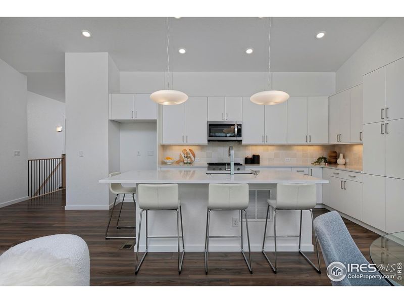 Spacious kitchen with large, usable island Spacious kitchen with large, usable island