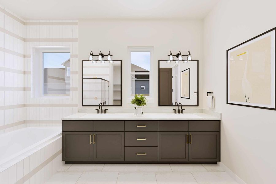 The Flower Mound - Owner's Bath The Flower Mound - Owner's Bath