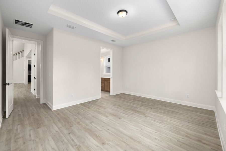 Representative unfurnished interior of a home built from the Palmetto by Riverside Homes in Mariposa at EverRange 40' Series, Jacksonville (Image 104).