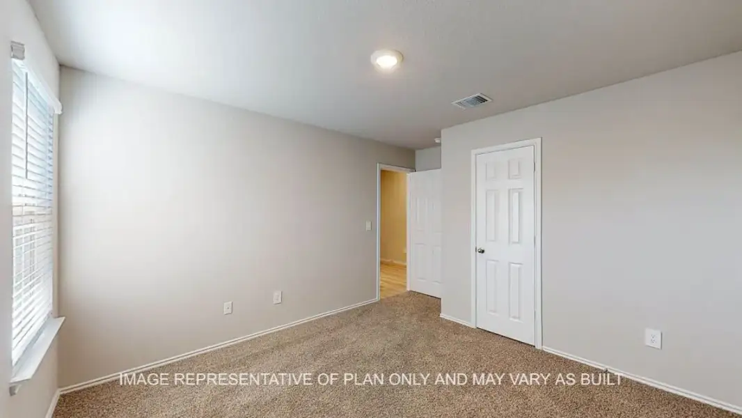 Representative unfurnished interior of a home built from the Texas Cali by D.R. Horton in Wildwood Estates, Nolanville (Image 28).