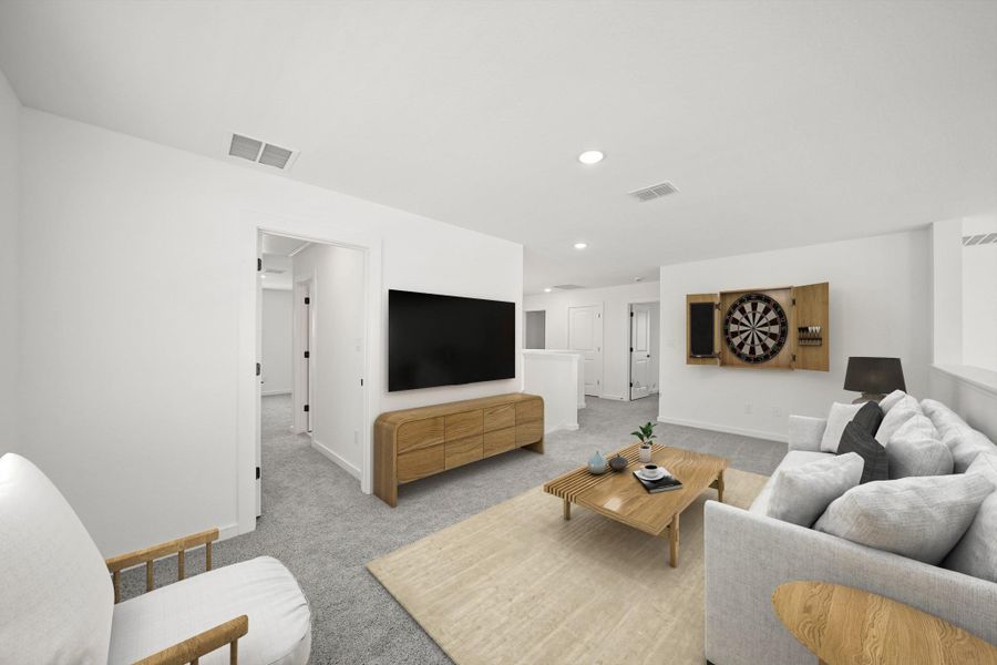 Versatile loft upstairs (*Photo not of actual home and used for illustration purposes only.)