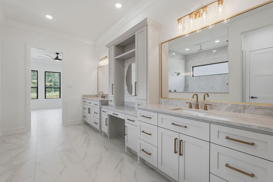Furnished interior view inside a new home in , Willis (Image 33).