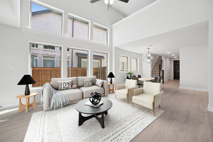 Furnished interior view inside a new home in Creekshaw – Gardens, Royse City (Image 5).