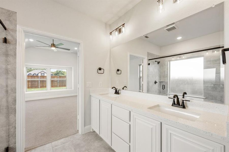 Furnished interior view inside a new home in Mockingbird Hills 60-65, Joshua (Image 10).