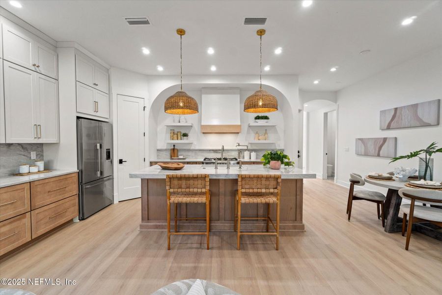 Furnished interior view inside a new home in , Jacksonville Beach (Image 7). Furnished interior view inside a new home in , Jacksonville Beach (Image 7).