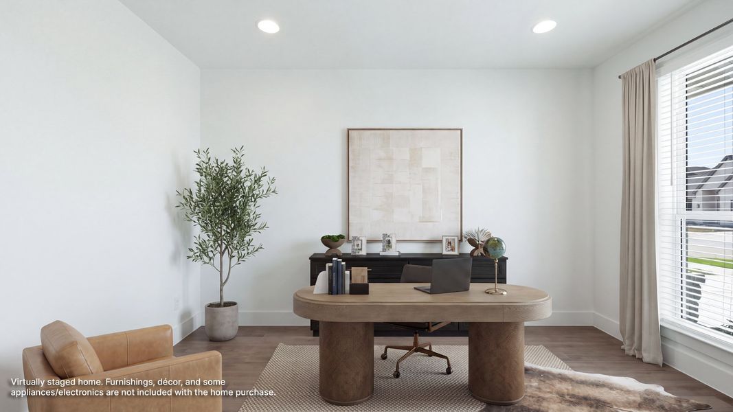 Furnished interior view inside a new home in Landmark, Denton (Image 10).