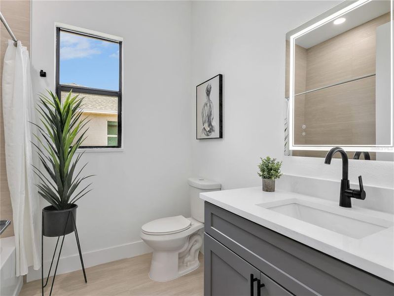 Furnished interior view inside a new home in , Cape Coral (Image 33).