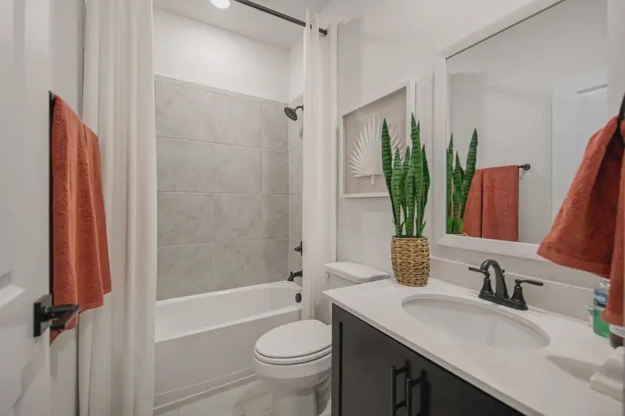 Representative furnished interior of a home built from the Athena by Chesmar Homes in Santa Rita Ranch, Liberty Hill (Image 11).