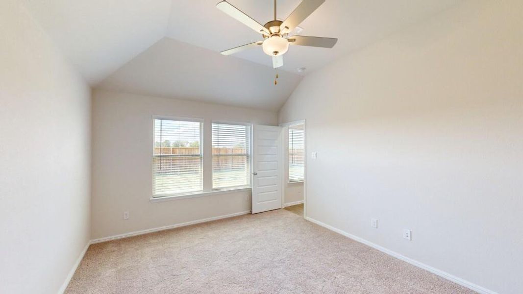 Spacious, unfurnished interior of a new home in Meadow Park, Denton (Image 25). Spacious, unfurnished interior of a new home in Meadow Park, Denton (Image 25).
