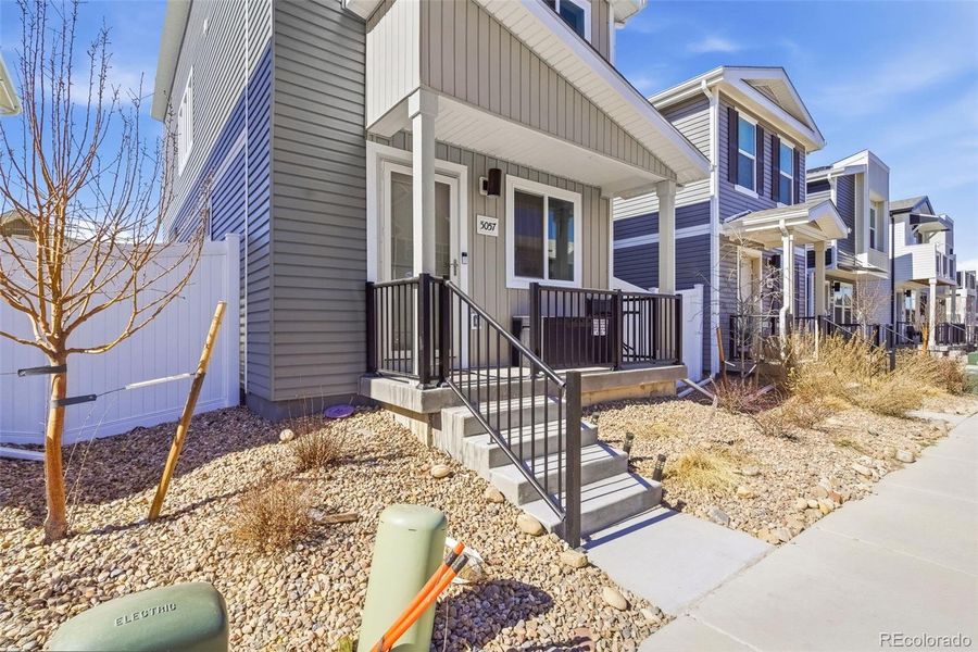 Exterior details and patio area of a home in , Denver (Image 25).