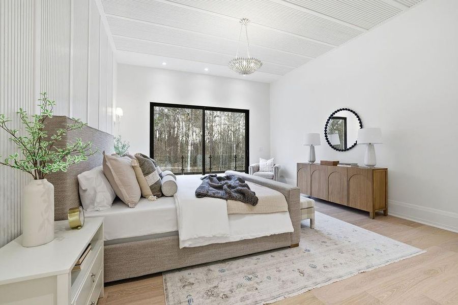 Furnished interior view inside a new home in , Johns Creek (Image 36).