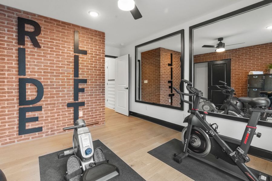 Stardom Bed in Optional Loft Murfreesboro New Home 55+ Communities