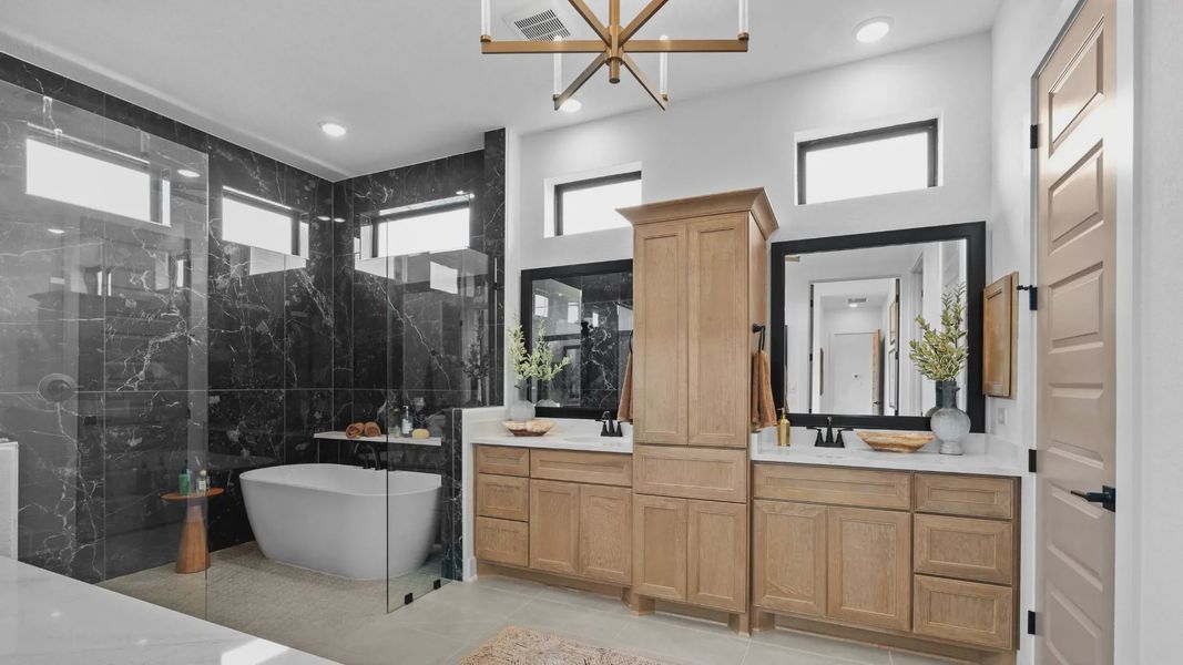 Representative furnished interior of a home built from the Savara by Chesmar Homes in Feathergrass, Florence (Image 24).