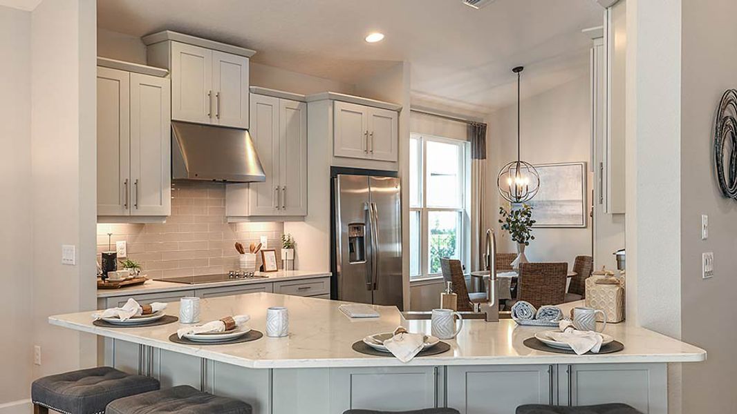 Representative furnished interior of a home built from the Saint Thomas by Taylor Morrison in Indigo Creek, Apollo Beach (Image 3).