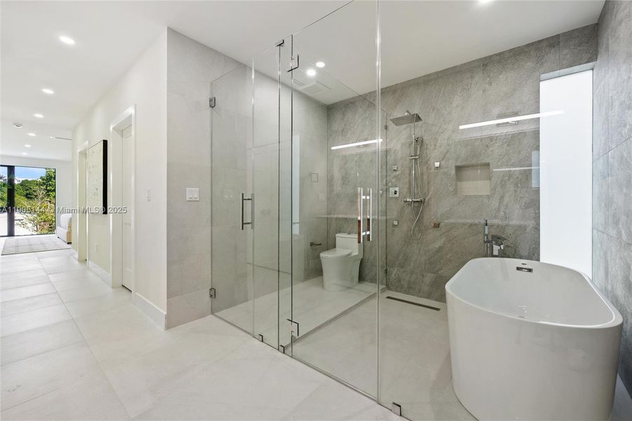 Furnished interior view inside a new home in , Miami (Image 11).