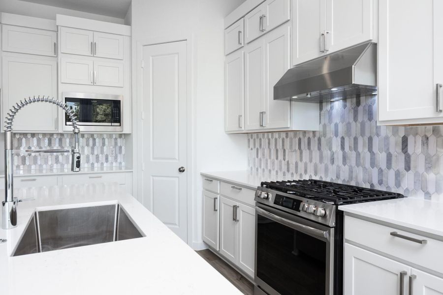 Furnished interior view inside a new home in , Cypress (Image 14).