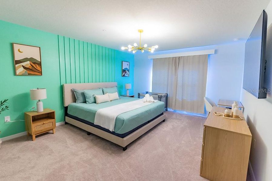 Furnished interior view inside a new home in , Clermont (Image 23). Furnished interior view inside a new home in , Clermont (Image 23).