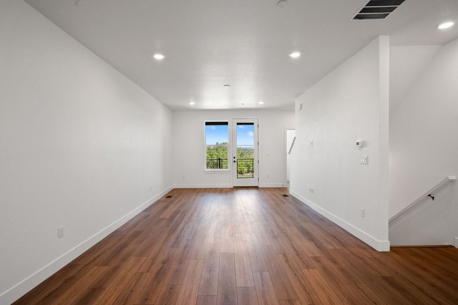 Spacious, unfurnished interior of a new home in Berkeley Villas, Denver (Image 20). Spacious, unfurnished interior of a new home in Berkeley Villas, Denver (Image 20).