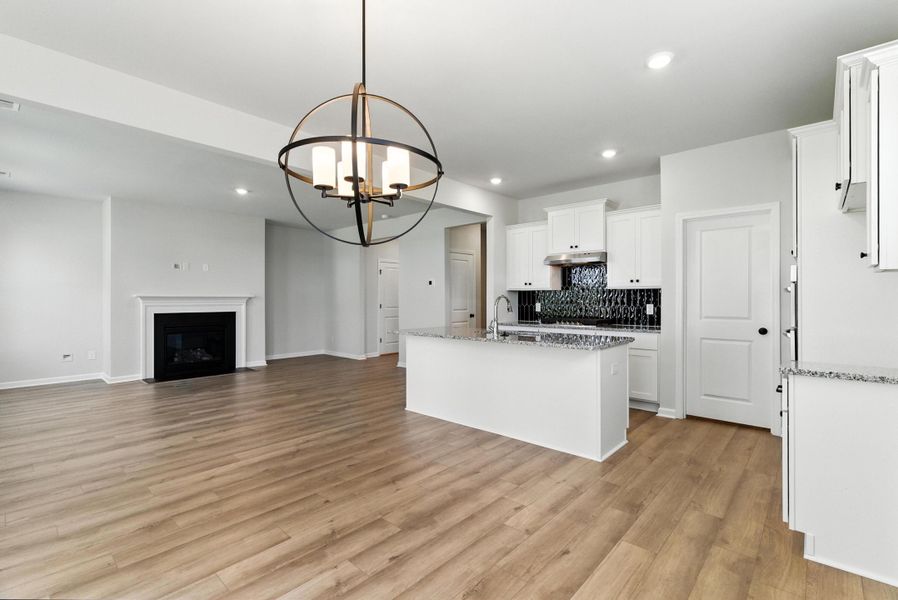 Furnished interior view inside a new home in Six Oaks, Summerville (Image 6).