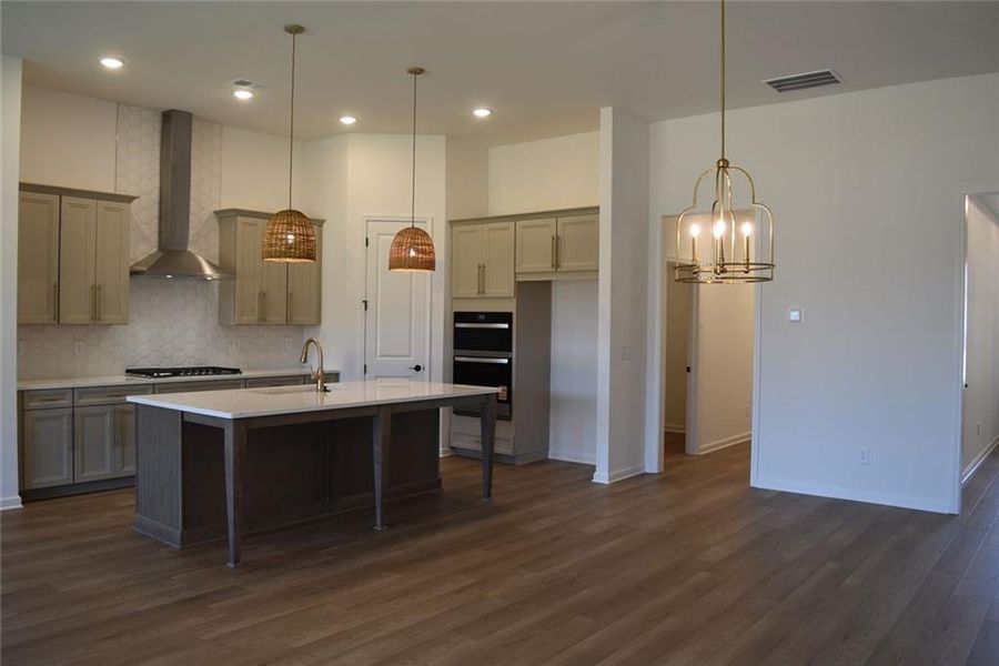 Furnished interior view inside a new home in Soleil Summit Chase, Snellville (Image 6).