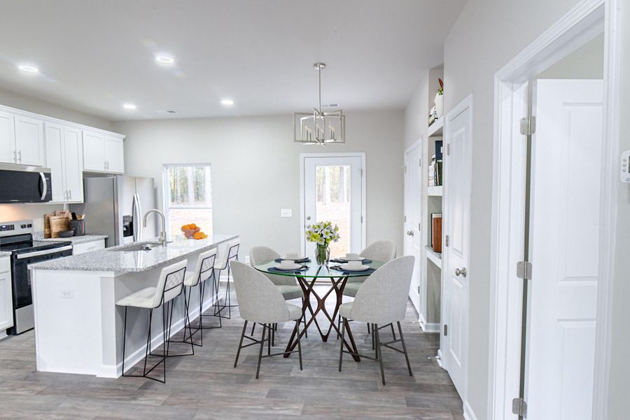 Furnished interior view inside a new home in , Orangeburg (Image 9).