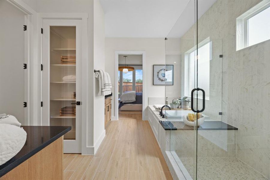 Furnished interior view inside a new home in The Arbors at Lakewood Village, Lakewood Village (Image 16). Furnished interior view inside a new home in The Arbors at Lakewood Village, Lakewood Village (Image 16).