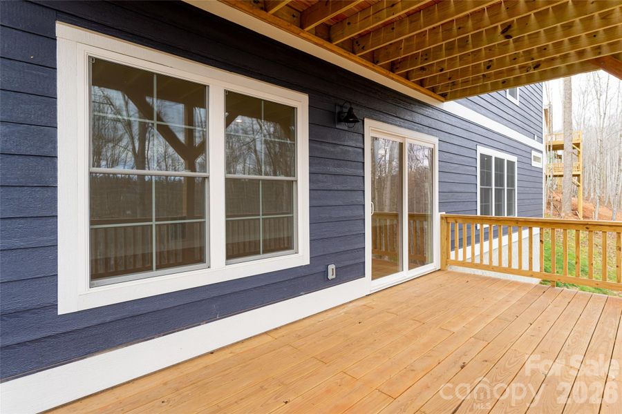 Exterior details and patio area of a home in , Mars Hill (Image 30).